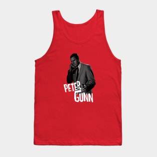 Peter Gunn - Craig Stevens - Gun - 50s Tv Show Tank Top